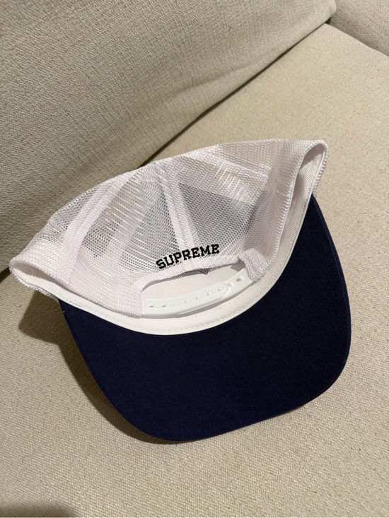 Supreme Western Embroidered Mesh Back 5-Panel Navy